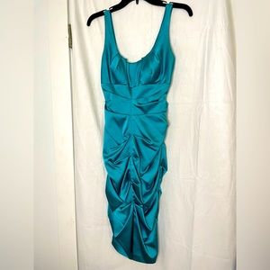 Cache Emerald Cocktail Party Dress